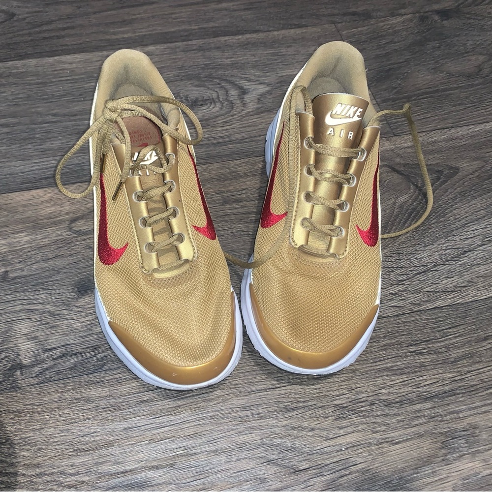 Gold Nike air